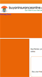 Mobile Screenshot of buyaninsuranceonline.com