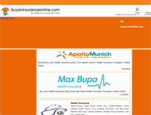 Tablet Screenshot of buyaninsuranceonline.com